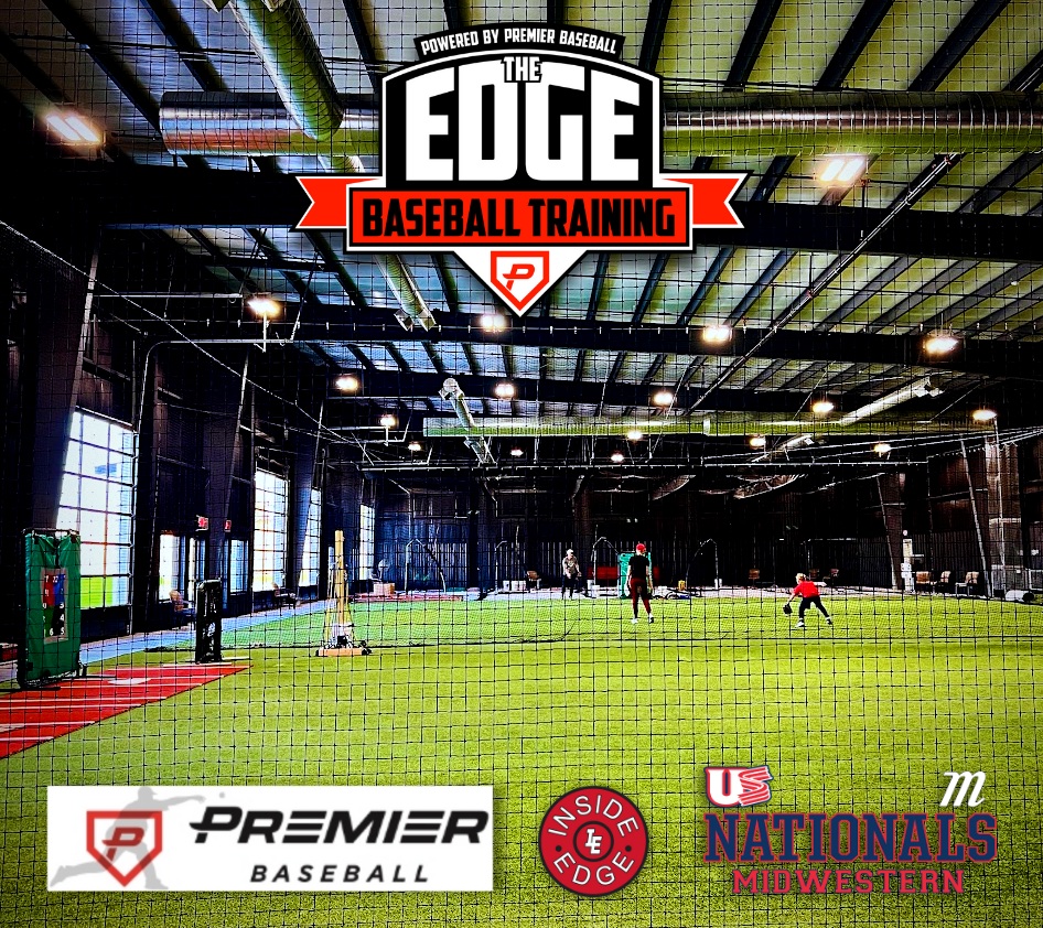 Inside Edge Baseball Academy training facility The Edge in Lee's Summit Missouri